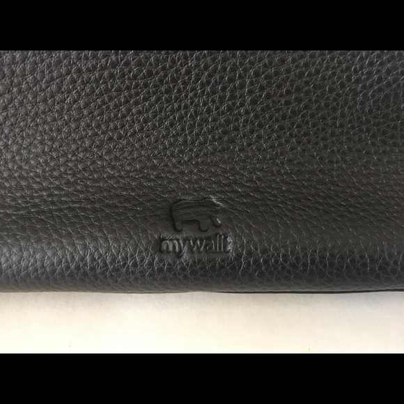 Mywalit Rio BLACK TURQUOISE ZIP TOP Bag CROSSBODY - Picture 3 of 10